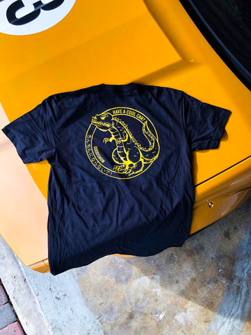 Don’t Be A Dick! Dongzilla T-Shirt (Black & Gold)